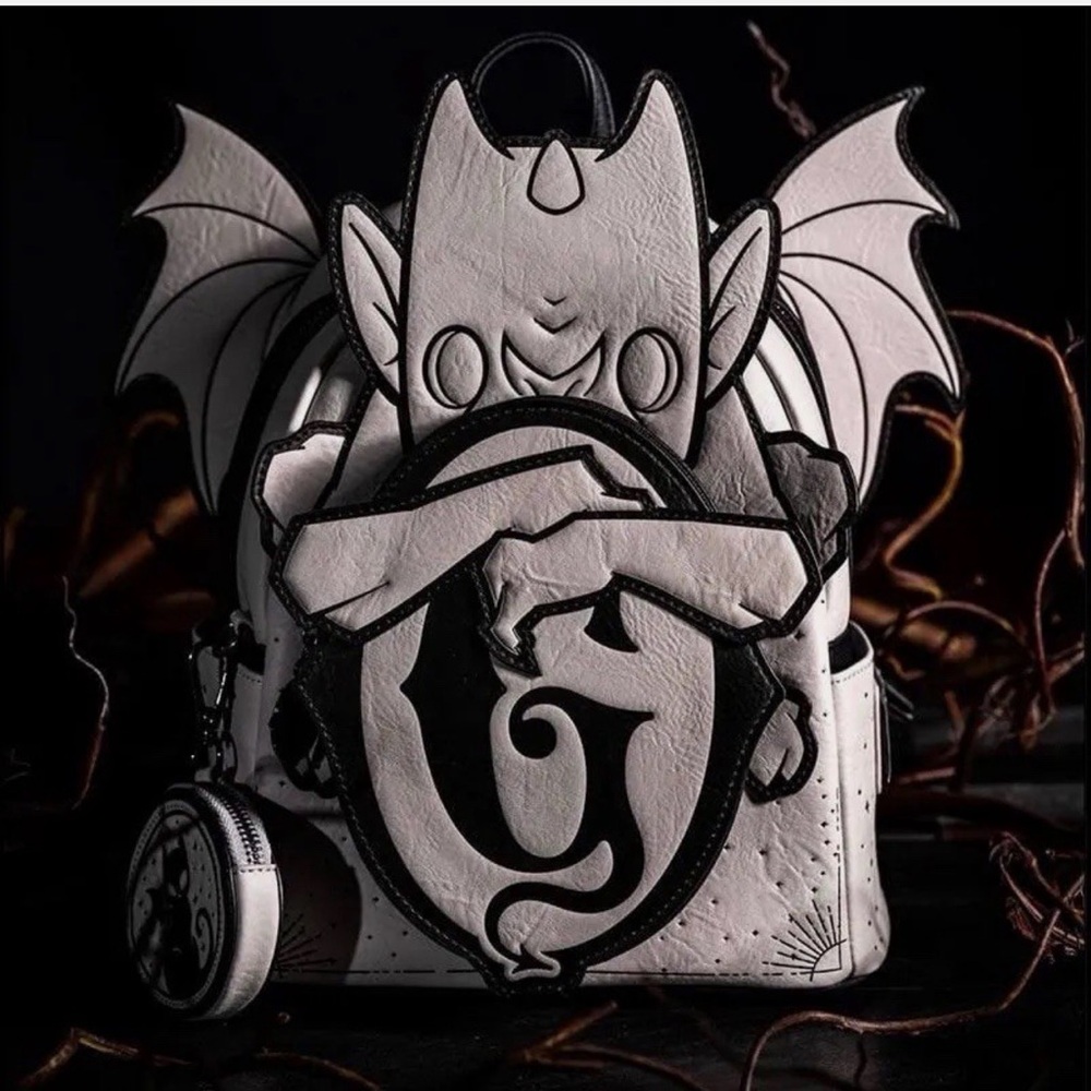 Loungefly Gideons bakehouse limited edition gargoyle backpack NWT - Picture 2 of 12